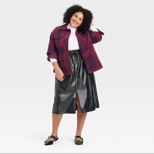 Ava & Viv Plaid Jacket